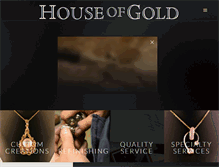 Tablet Screenshot of houseofgoldjewelers.com
